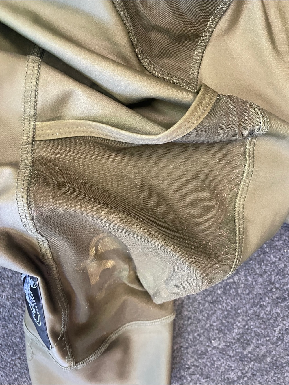 Men's Ostroy Olive Green Cargo Cycling Bib Shorts with Icon Straps - Picture 10 of 10